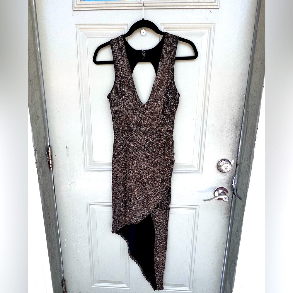 Gold n black gorgeous sexy dress